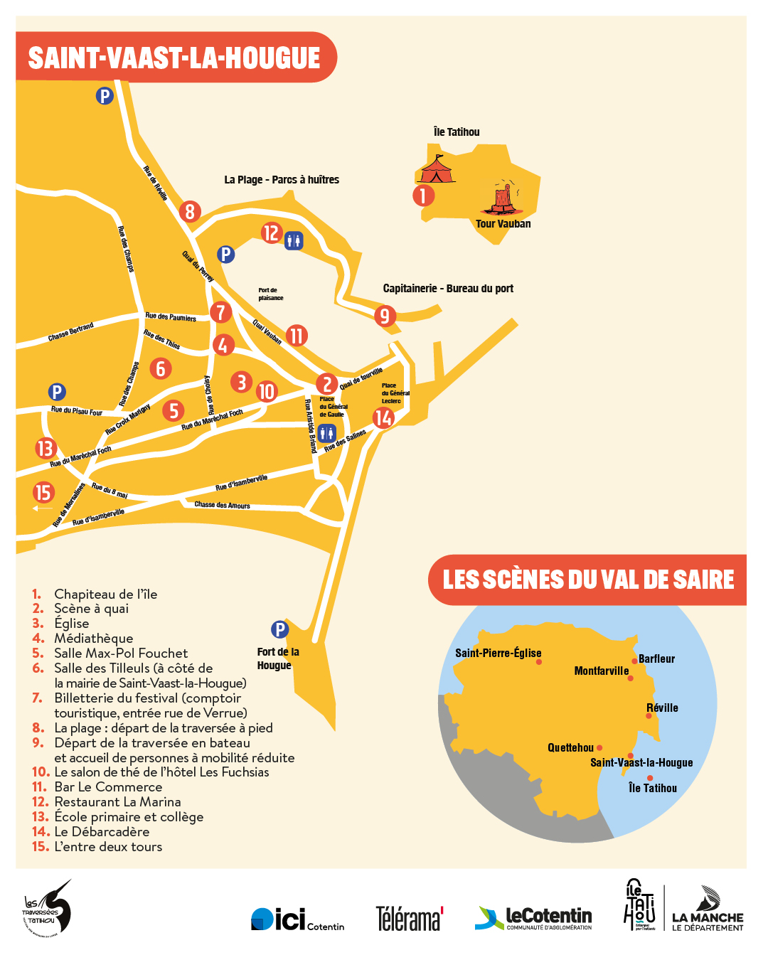 Plan Saint-Vaast-la-Hougue